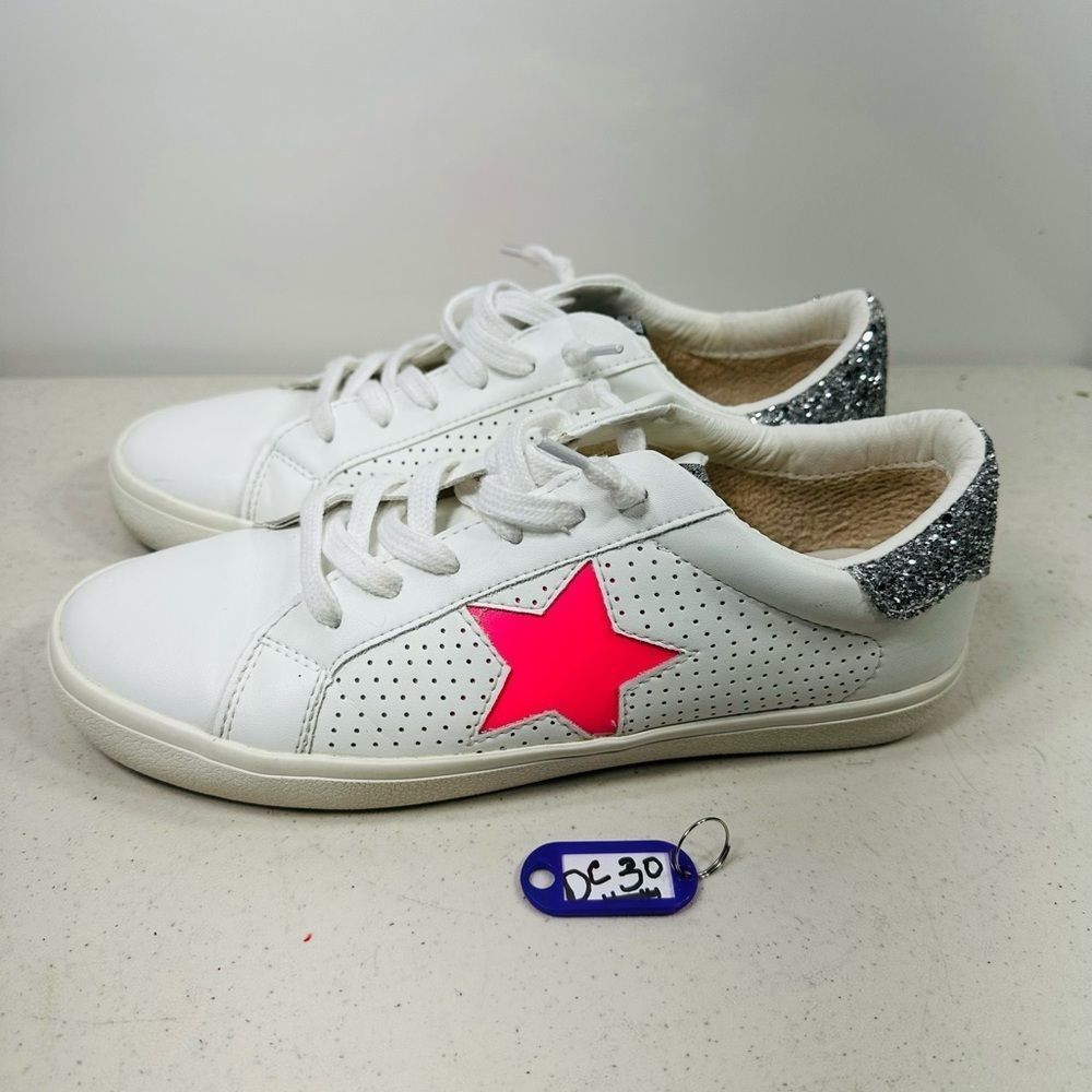 Vintage Havana Gadol Lace Up Women's Casual Sneaker Size 11 White Leather